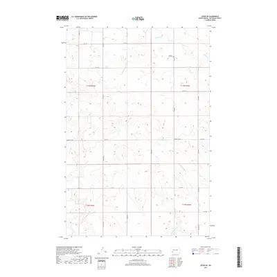 2017 Map of Lefor SW, 2017 Print