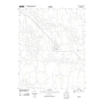 2010 Map of Lefors, 2010 Print