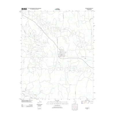 2012 Map of Lefors, 2012 Print