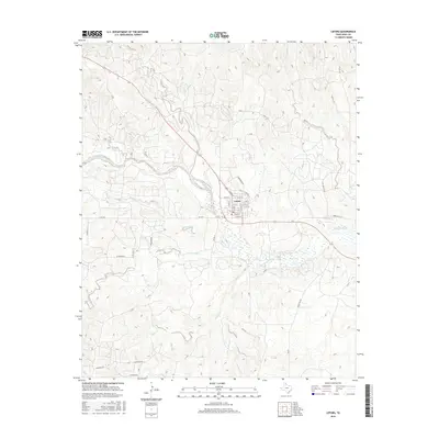 2016 Map of Lefors, 2016 Print
