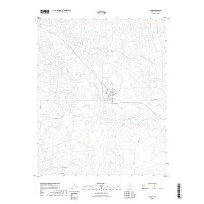 2019 Map of Lefors, 2019 Print
