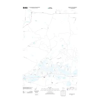 2013 Map of Legend Lake, 2013 Print