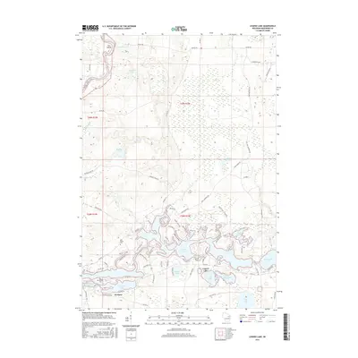 2016 Map of Legend Lake, 2016 Print