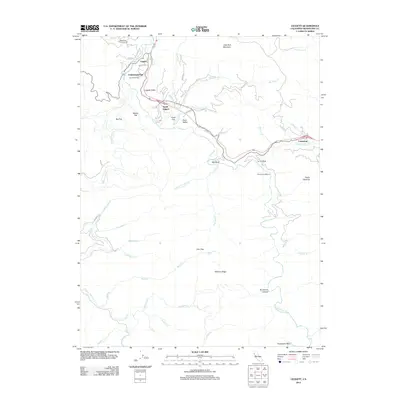 2012 Map of Leggett, 2012 Print