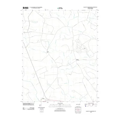 2010 Map of Leggetts Crossroads, 2010 Print