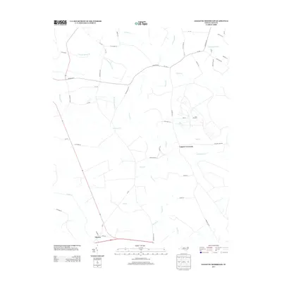 2013 Map of Leggetts Crossroads, 2013 Print