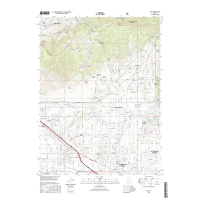 2017 Map of Lehi, 2017 Print