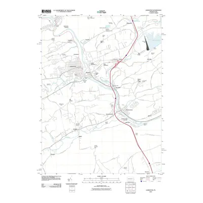 2010 Map of Lehighton, 2010 Print