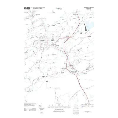2013 Map of Lehighton, 2013 Print