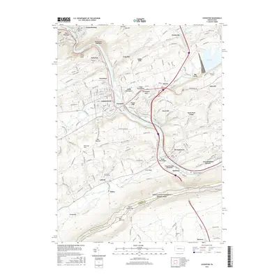 2016 Map of Lehighton, 2016 Print