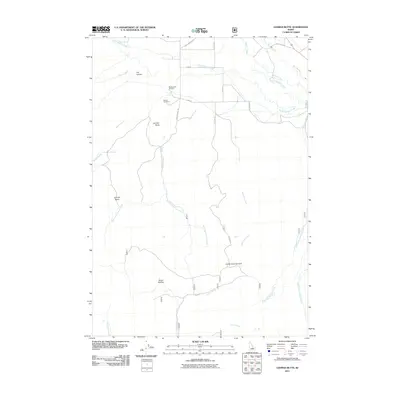 2011 Map of Lehman Butte, 2011 Print