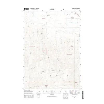 2013 Map of Lehman Butte, 2013 Print