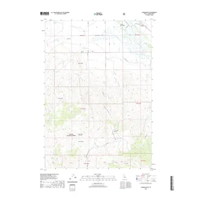 2020 Map of Lehman Butte, 2020 Print