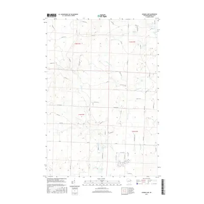 2015 Map of Lehman Lake, 2015 Print