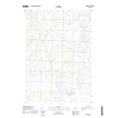 2018 Map of Lehman Lake, 2018 Print