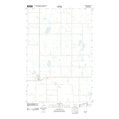 2011 Map of Lehr, 2011 Print