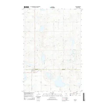 2014 Map of Lehr, 2014 Print