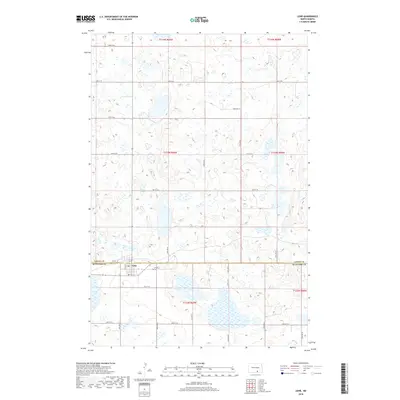2018 Map of Lehr, 2018 Print