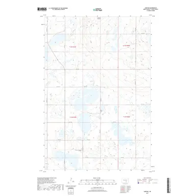 2017 Map of Lehr NE, 2017 Print