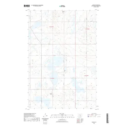 2020 Map of Lehr NE, 2020 Print