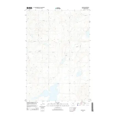 2014 Map of Lehr NW, 2014 Print