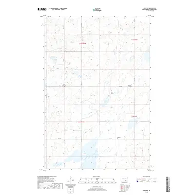 2018 Map of Lehr NW, 2018 Print
