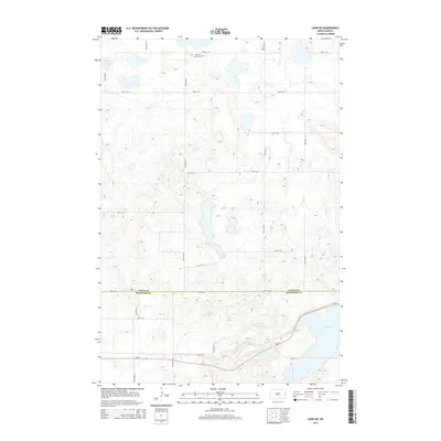 2014 Map of Lehr SW, 2014 Print