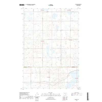 2018 Map of Lehr SW, 2018 Print