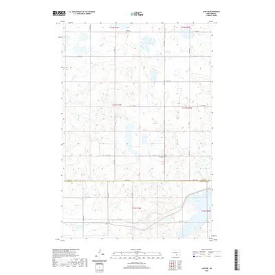 2020 Map of Lehr SW, 2020 Print