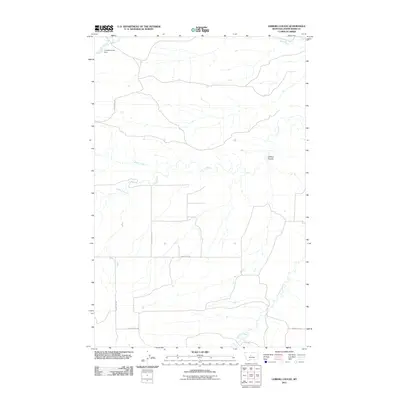 2011 Map of Leiberg Coulee, 2011 Print