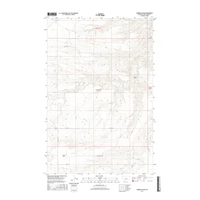 2017 Map of Leiberg Coulee, 2017 Print