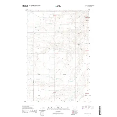 2020 Map of Leiberg Coulee, 2020 Print