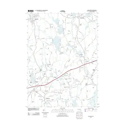 2012 Map of Leicester, 2012 Print