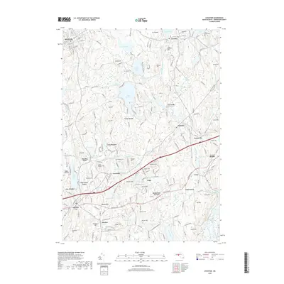 2018 Map of Leicester, 2018 Print