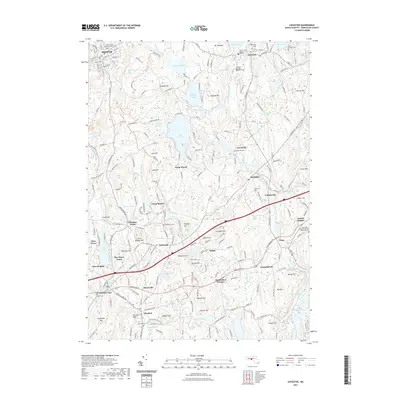 2021 Map of Leicester, 2021 Print