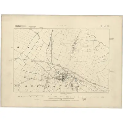 1882 Map of Leicestershire II.NE, 1884 Print