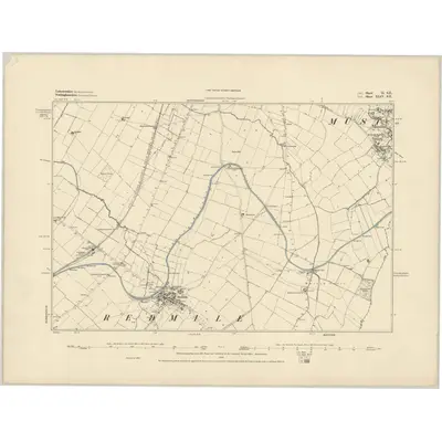 1883 Map of Leicestershire II.SE, 1884 Print