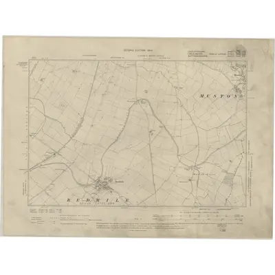 1899 Map of Leicestershire II.SE, 1904 Print