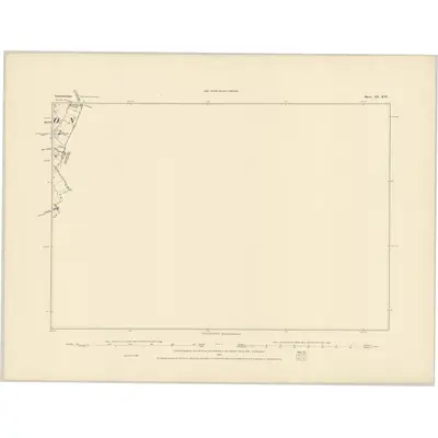 1883 Map of Leicestershire III.SW, 1884 Print