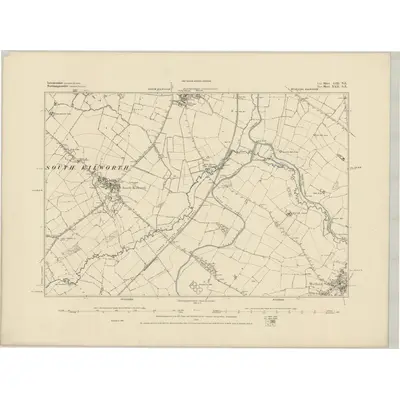 1885 Map of Leicestershire LIII.NE