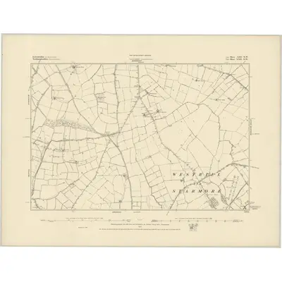 1885 Map of Leicestershire LIII.NW