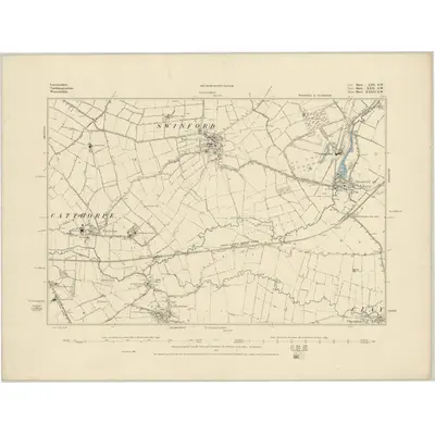 1885 Map of Leicestershire LIII.SW