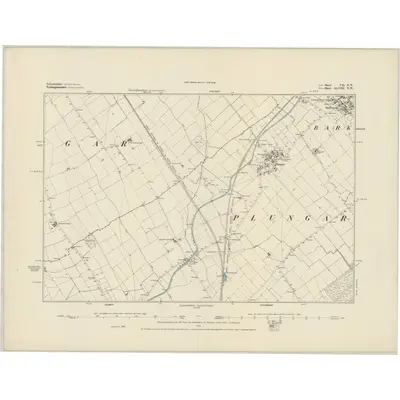 1879 Map of Leicestershire VII.NW, 1884 Print
