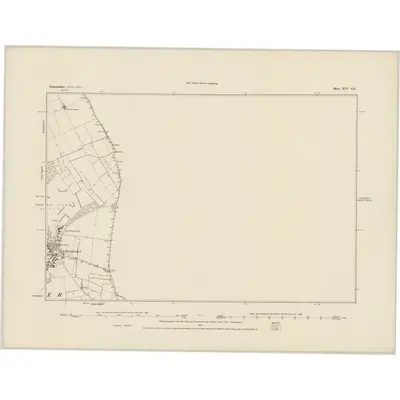 1883 Map of Leicestershire XIV.SE, 1884 Print