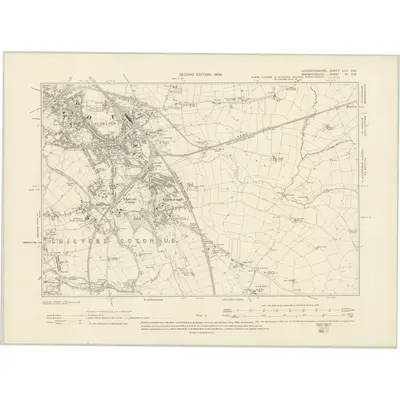 1902 Map of Leicestershire XLII.SW, 1904 Print