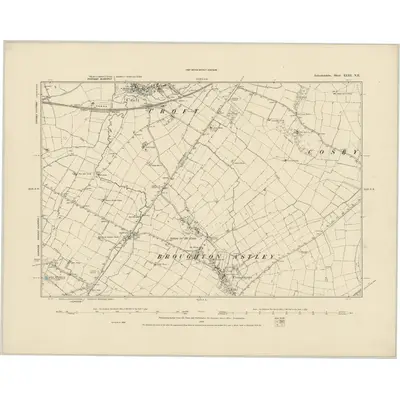 1886 Map of Leicestershire XLIII.NE