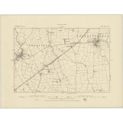 1885 Map of Leicestershire XLIV.NW