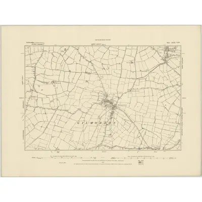 1885 Map of Leicestershire XLIX.NW
