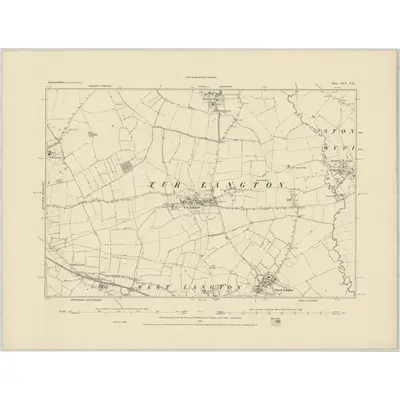 1885 Map of Leicestershire XLV.NE