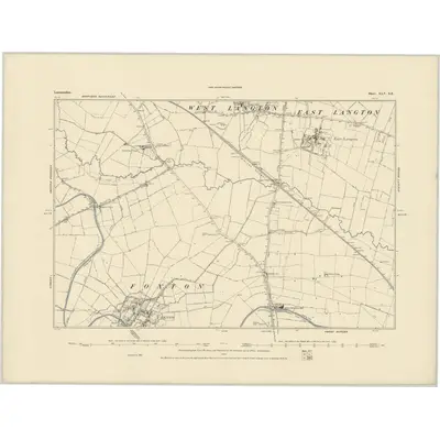 1885 Map of Leicestershire XLV.SE